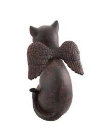 Cat Angel Young S Resin Flying Cat Figurine Kedi