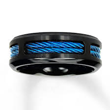Mens Wedding Bands Black And Blue Mens Wedding Band Stainless Steel Black Blue Ion Plating Tony Particularly Liked This One Mens Wedding Rings Stainless Steel Wedding Bands