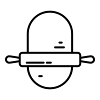 Check Out Rolling Pin Icon Created By Laymik Branding Design Logo Cartoon Wallpaper Iphone Pin Logo