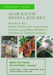 Your question will be posted publicly on the questions & answers page. Ayam Probiotik Bacem Ayam Sehat
