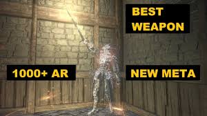 Dark Souls 3 New Meta Sunlight Straight Sword 1000 Ar Damage Best Weapon Youtube