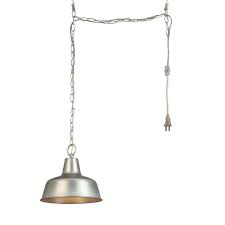 Unfollow plug in ceiling light to stop getting updates on your ebay feed. Design House Mason 1 Light Swag Pendant Light In Galvanized 579409 The Home Depot