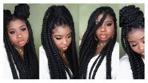 Mumupi synthetic braids expression jumbo box crochet braiding braids hair extensions for afro jinkaili synthetic crochet braids ombre braiding hair box jumbo braid hair extension pink. Styling Jumbo Box Braids Frohub