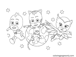 You may choose the one you like the most to print it for coloring later. Pj Masks Printable Coloring Pages Pj Masks Coloring Pages Coloring Pages For Kids And Adults