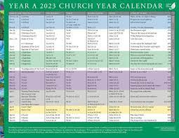 Elca Liturgical Calendar 2023