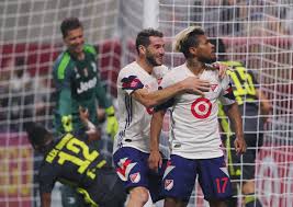 Juventus fans cheer during the italian serie a football match juventus vs fiorentina on april 20, 2019 at the juventus stadium in turin. Italian Champions Juventus Tie Mls All Stars 1 1 Win On Pk S