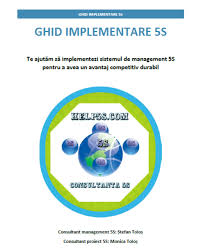 Activitati de consultanta pentru afaceri si management. Ghid Implementare Management 5s Organizare 5s