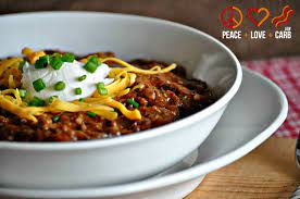 Slow Cooker Kickin Chili Low Carb Gluten Free Peace Love And Low Carb Recipe Low Carb Slow Cooker Keto Crockpot Recipes Keto Chili Recipe