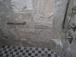 Showerwall silver travertine waterproof proclick shower wall panel 1200 x 2440. Silver Travertine Tiles Modern Bathroom Tampa By Travertine Warehouse Houzz