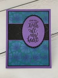 Ki memories (pink stripes), making memories (all other). Stencil Blending On Dark Cardstock Card Sketches Card Kit Card Making Tutorials