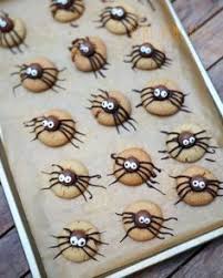 Cookies Araignees Pour Halloween La Recette Sur Mon Blog Gateau Halloween Facile Recette Halloween Facile Halloween Facile