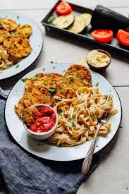 Vegan Gluten Free Eggplant Parmesan Minimalist Baker Recipes Recipe Gluten Free Eggplant Parmesan Eggplant Recipes Eggplant Parmesan