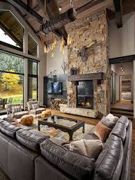 25 Rustic Living Room Ideas To Fashion Your Revamp Around Mountain Home Interiors Ranch House Rustic Living Room