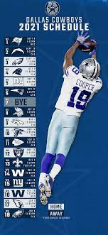Get Your 2021 Dallas Cowboys Schedule Wallpaper Including Player Specific Ones Right Here Blogging The Boys
