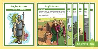 Who are the right people? Anglo Saxons Timeline Posters British History Resource