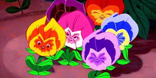 Alice In Wonderland Fan Art The Pansies Alice In Wonderland Flowers Alice In Wonderland Fanart Alice In Wonderland Garden