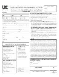 Your story the power of the american home and what inspires you to create a home as individual as you are. Conformation Entry Form United Kennel Club Ukc Fill Out And Sign Printable Pdf Template Signnow