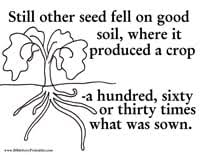 The explore page is now so beautiful and convenient. Parable Of The Sower Bible Coloring Pages Bible Story Printables