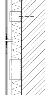 No maintenance and easy to clean. Facade Cladding Keraion K8 With Visible Clamp Fastening