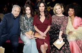 She is the recipient of several accolades, including an academy award, bafta award, tony award. Michael Douglas And Catherine Zeta Jones With Daughter Kate Hudson Priyanka Chopra And Others At The Michael Kors Show Wirewag