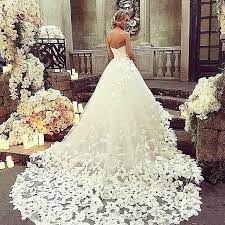 Fluffy Ball Gown And Best Wedding Dress M 1623 Gelinlik The Dress Dantel Gelinlik