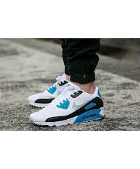 Nike Air Max 90 Ultra Essential White Blue Black Mens Trainers Sale Uk Nike Air Max Jordan Nike Air Max 90 Mens Trainers