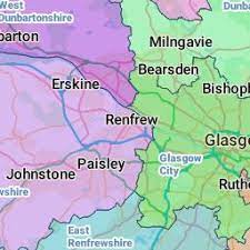 East Renfrewshire Area Map Map And Details For East Renfrewshire Council Local Authority