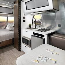 Features Caravel Travel Trailers Airstream Airstream Trailers For Sale Airstream Trailers Caravan Interior