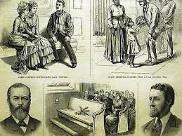 PRESIDENT CAMPELLITE CHURCH REYBURN WOODWARD 1881 Print Matted