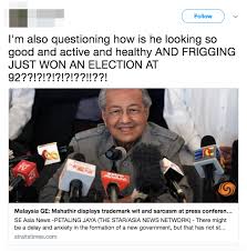 We need an opposition to remind us if. interview with tun dr mahathir bin mohamad. How Does Tun M Stay Healthy Look Young Netizens Think The Answer Is In This Photo