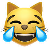 There are 202 laughing cat emoji for sale on etsy, and they cost $9.52 on average. Laughing Cat Emoji Meaning Pictures Cheatsheet