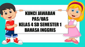 Kunci Jawaban Soal Latihan Penilaian Akhir Semester Pas Uas Sd Bahasa Inggris Kelas 4 Semester 1 Tribun Pontianak