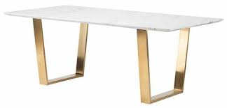 79 White Marble Gold Stainless Steel Modern Office Desk Or Conference Table Marble Dining Dining Table Marble Dining Table