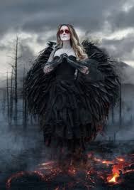 It's solovetsky monastery option when you are being interrogated by adler during identity crisis. Premium Photo A Dark Angel Walks On Scorched Earth