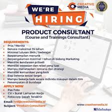 Check spelling or type a new query. Lowongan Kerja Sebagai Product Consultant Juli 2021