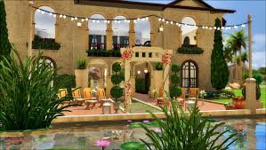 Oasis Springs Wedding Venue Noccdownload On The Gallery At Origin Id Heckstress17 This Is Villa Love A Mediterranea Sims 4 Houses Sims 4 Build Wedding Venues