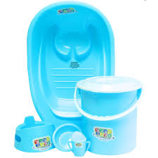 Made of pure cotton terry with a cotton sateen binding, these luxuriously soft. Nu Ware Baby Bath Set Compact Five Piece Value City Wholesalers
