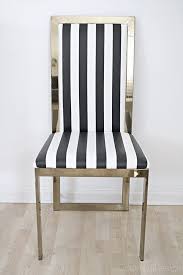 black and white brass parsons chair covers makeover chair solid wood dining chairs chair makeover