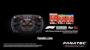 A good steering wheel will give you a physical cue so you can correct something that would otherwise have you careening into a wall with a joypad. Fanatec Limited Edition Steering Wheel F1 2020 F1 Game Offer Youtube