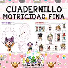Fichas educativas para descargar con actividades para niños de 2 años. Cuadernillo Motricidad Fina Materiales Educativos Para Maestras