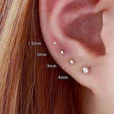 925 Sterling Silver Dainty Silver Ball Stud Earring Mini Etsy In 2021 Stud Earrings Silver Earrings Studs Stud Earrings Set