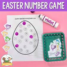 The best printable numbers and counting activities. Preschool Easter Theme Math Activities Pre K Pages