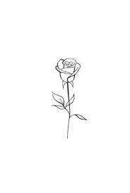 Rose Rose Sketch Rose Tattoo Stencil Little Rose Tattoos Small Rose Tattoo
