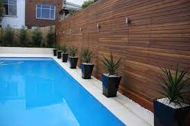 Modern Landscaping Metropolis Landscapes Plastolux Backyard Pool Landscaping Modern Landscaping Pool Landscape Design
