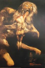Cronus (or saturn in roman mythology) was the leader of the titans and the son. Francisco Goya Saturn Devouring His Son Poster Plus