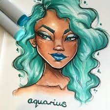 Zodiac Drawing As People Google Search Lune Dessin Verseau Zodiaque Verseau