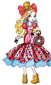 Apple White Vestido Vermelho E Branco Princesas Ever After High