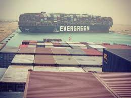 Suez canal is blocked by one of world's largest cargo vessels: Dmtdkvkgeg6zrm
