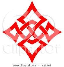 There are 2 red sevens in a deck of cards. Red Diamond Celtic Knot Poker Playing Card Symbol Posters Art Prints By Interior Wall Decor 1122908
