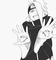Haha Deidara S So Weird I Love Him I Wonder Does He Have To Brush The Teeth On His Hands Anime Tattoos Anime Naruto Manga Art